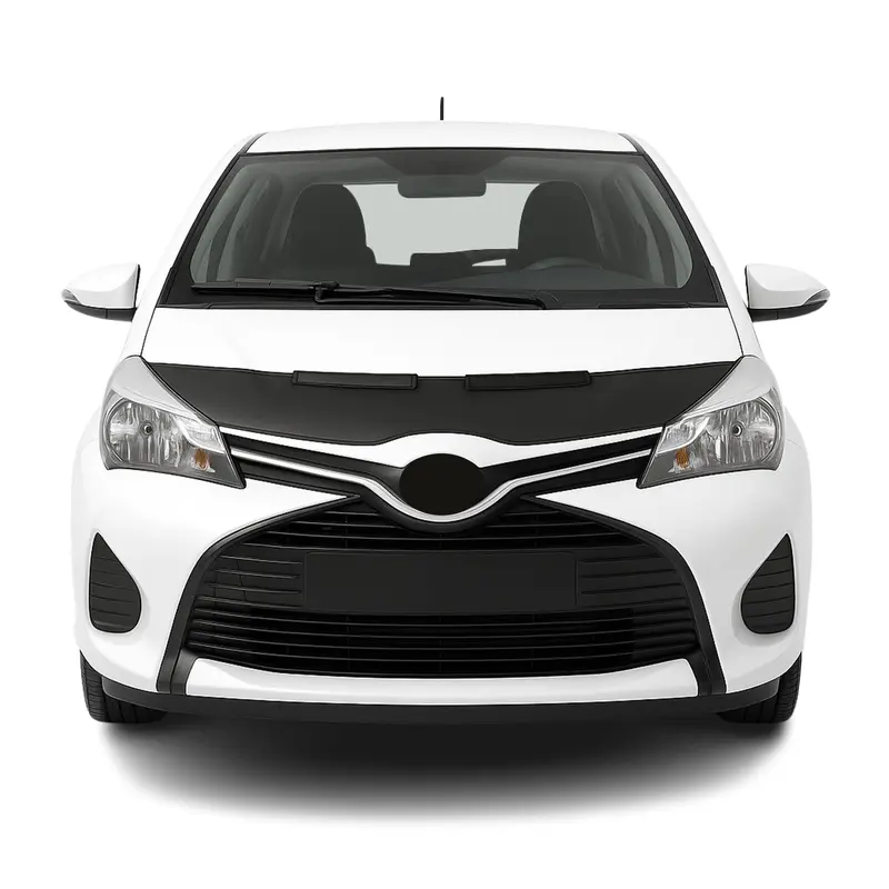 Protège Capot pour Toyota Yaris 2011-2019 Masque de voiture vinyle Noir