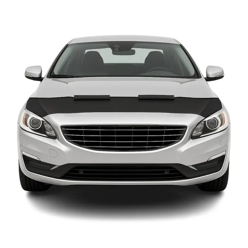 Protège Capot pour Volvo S60 2014-2018 Masque de voiture vinyle Noir