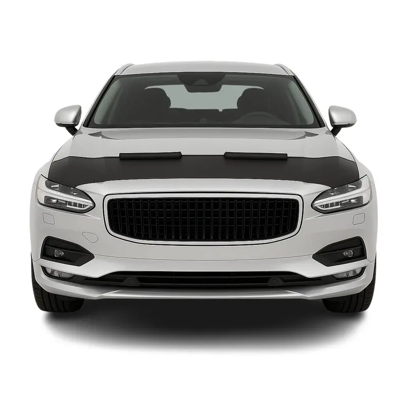 Protège Capot pour Volvo S90 2017-2025 Masque de voiture vinyle Noir