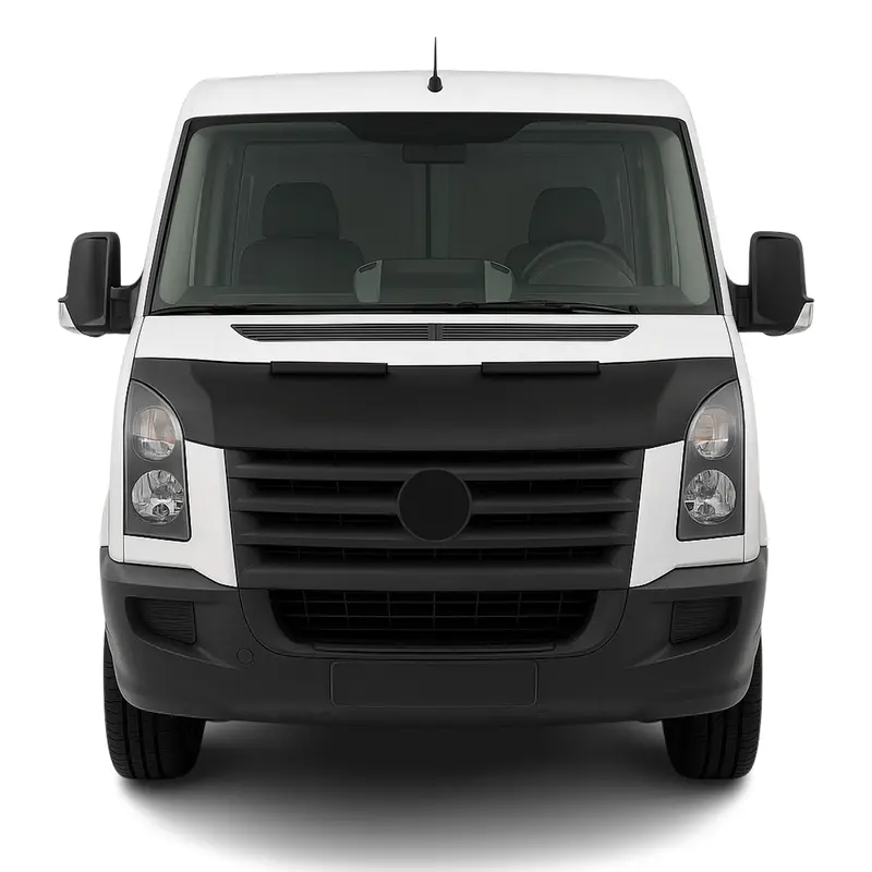 Protège Capot pour VW Crafter 2006-2017 Masque de voiture vinyle Noir