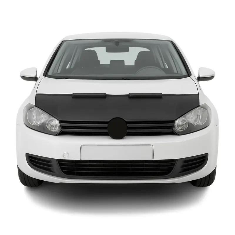 Protège Capot pour VW Golf 2008-2012 Masque de voiture vinyle Noir