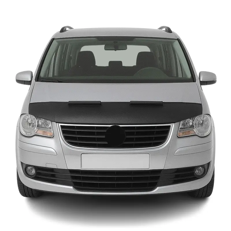 Protège Capot pour VW Touran 2003-2010 Masque de voiture Noir vinyle