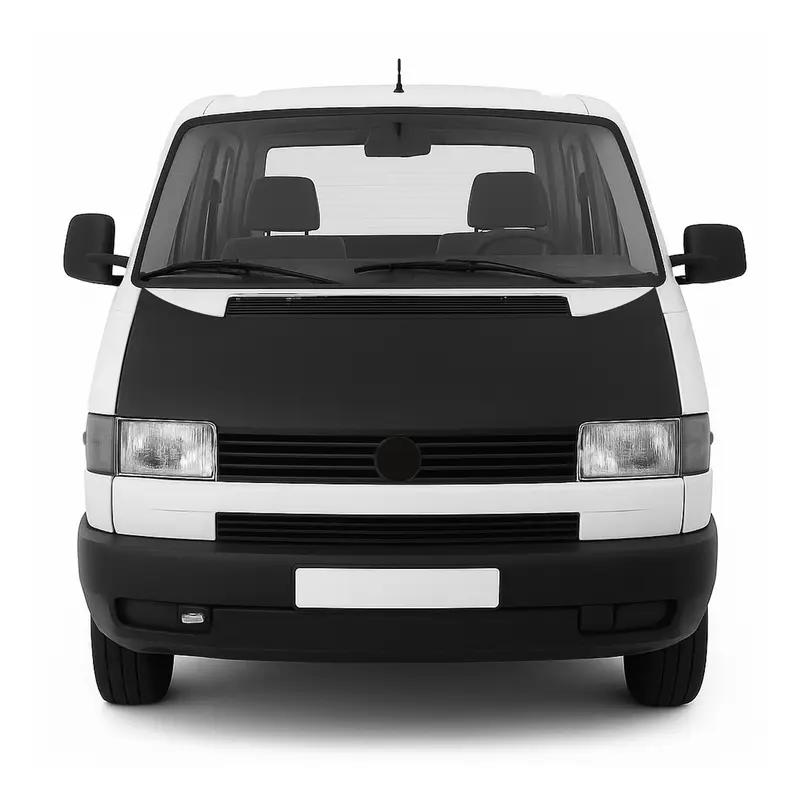 Protège Capot pour VW Transporter T4 1990-2003 Masque de voiture vinyle Noir