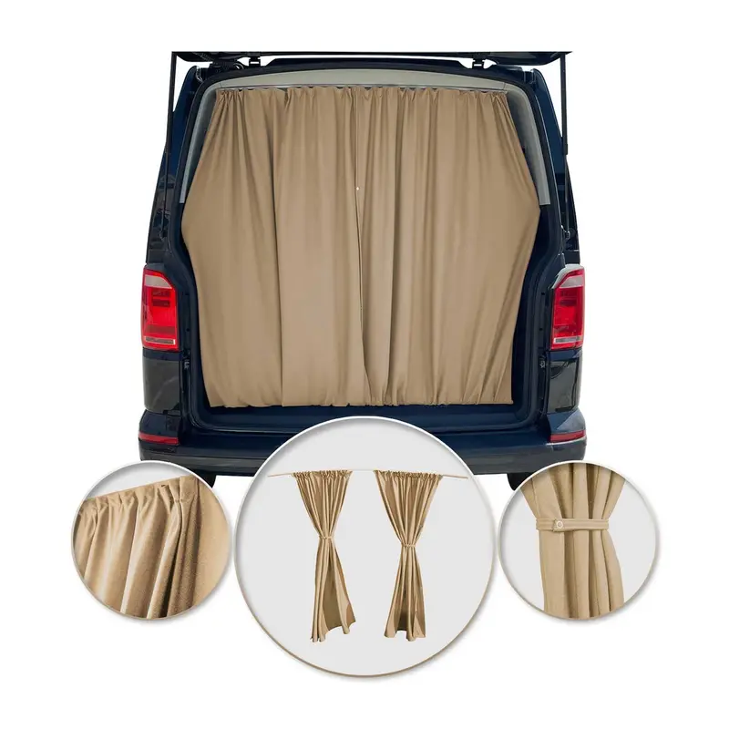 Rideaux De Porte Hayon Pour Citroen Nemo Protection Solaire Beige
