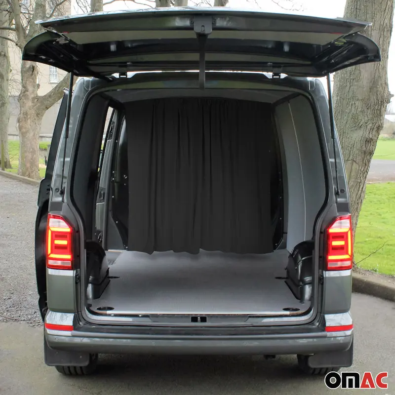 Rideaux De Séparation De Cabine pour Citroen SpaceTourer Protection Solaire Noir