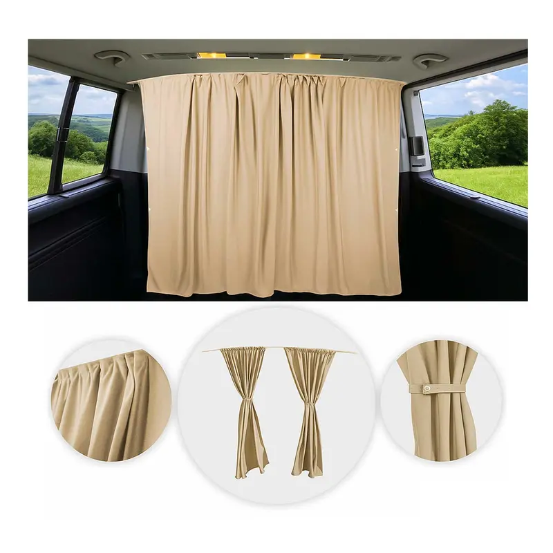Rideaux De Séparation De Cabine pour Mercedes Sprinter H1 Beige