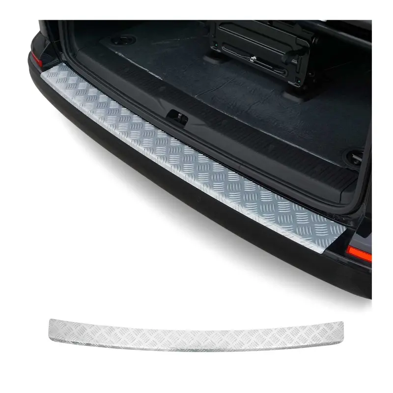 Seuil de coffre pour VW T5 T6 Transporter tout 2003-24 Portes battantes Alu