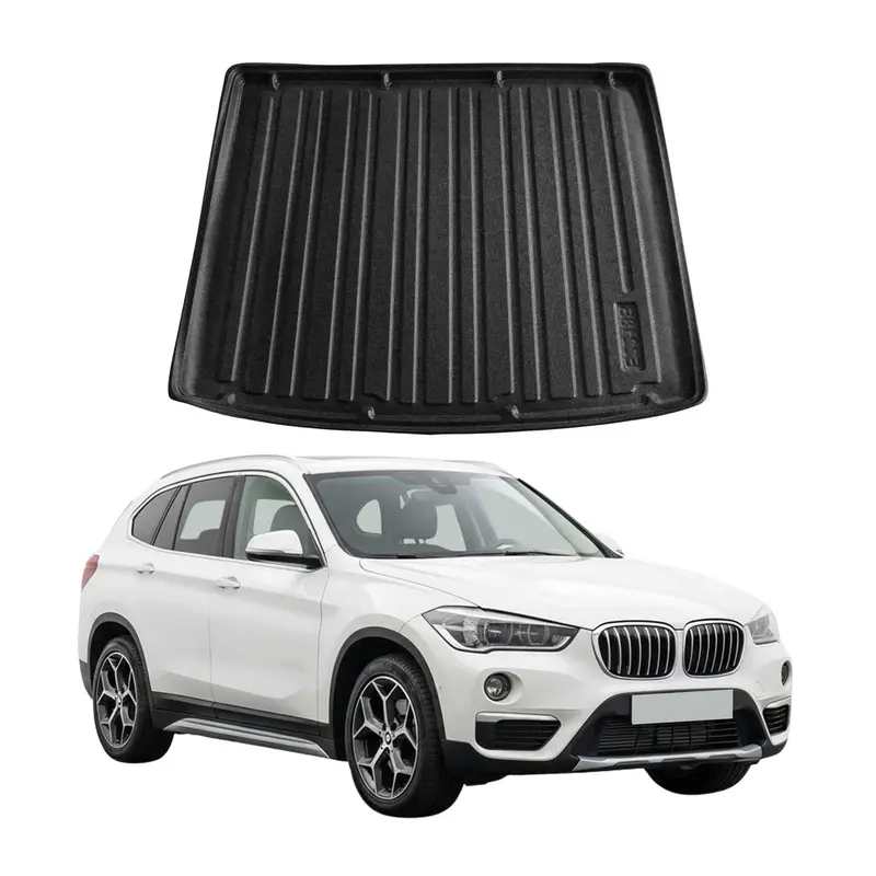 Tapis de coffre pour BMW X1 F48 2016-2022 caoutchouc TPE Noir