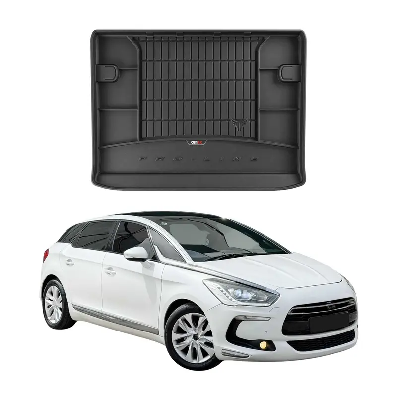 Tapis de Coffre pour Citroen DS5 2011-2015 TPE Noir