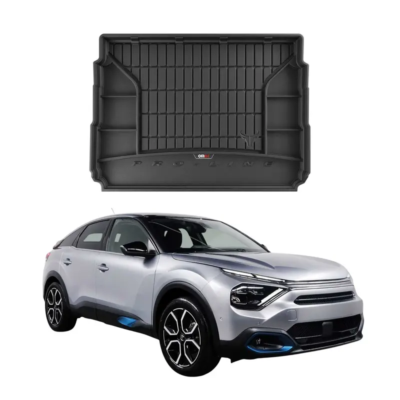 Tapis de Coffre pour Citroen è-C4 2022-2026 TPE Noir
