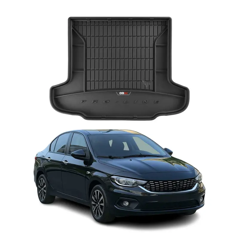 Tapis de Coffre pour Fiat Tipo 2015-2026 TPE Noir
