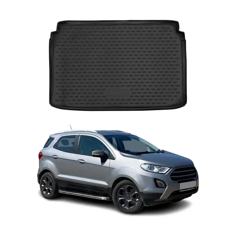 Tapis De Coffre Pour Ford EcoSport FL 2017-2022 Supérieur TPE 3D Noir