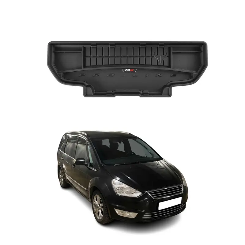 Tapis de Coffre pour Ford Galaxy 2006-2015 Noir TPE