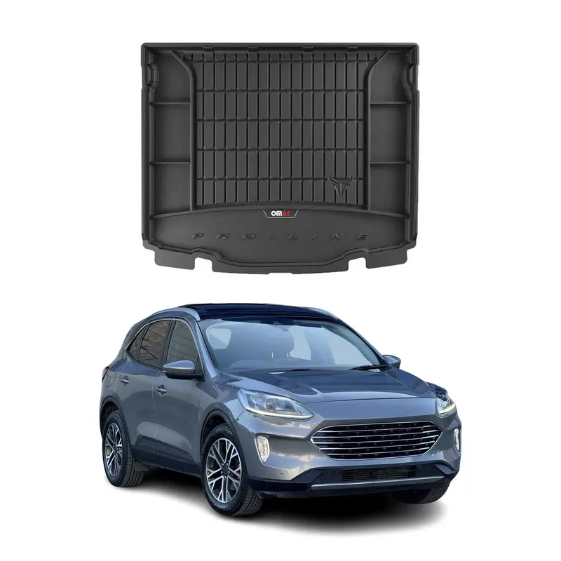 Tapis de Coffre pour Ford Kuga III 2019-2026 TPE Noir