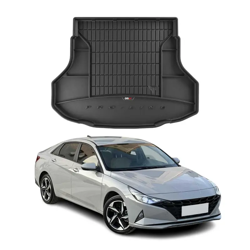 Tapis de Coffre pour Hyundai Elantra 2021-2026 TPE Noir