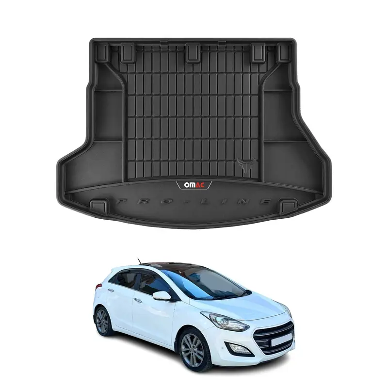 Tapis de Coffre pour Hyundai i30 Break 2012-2017 TPE Noir