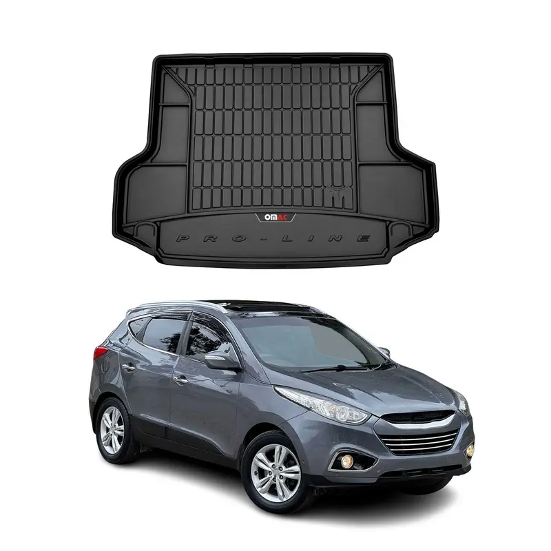 Tapis de Coffre pour Hyundai ix35 2009-2015 TPE Noir