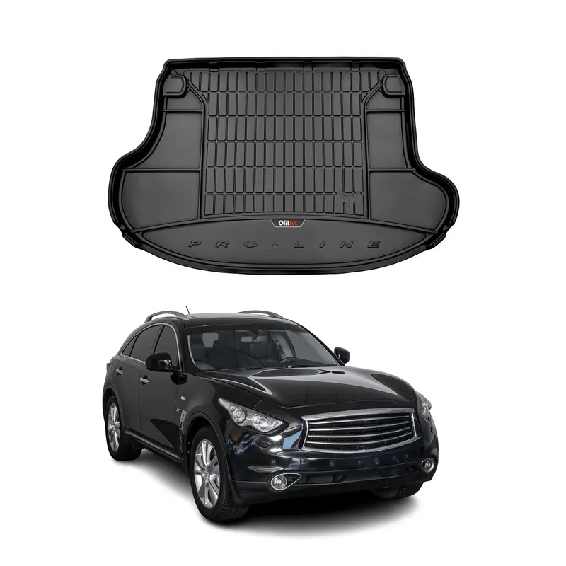Tapis de Coffre pour Infiniti QX70 2008-2017 TPE Noir
