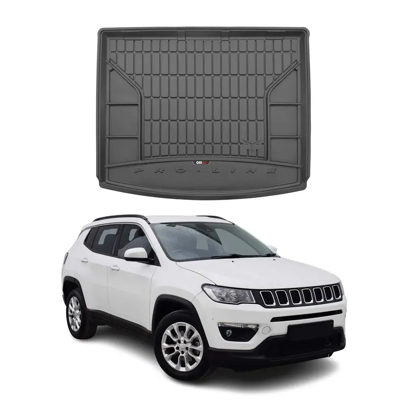 Tapis de Coffre pour Jeep Compass 2016-2020 TPE Noir
