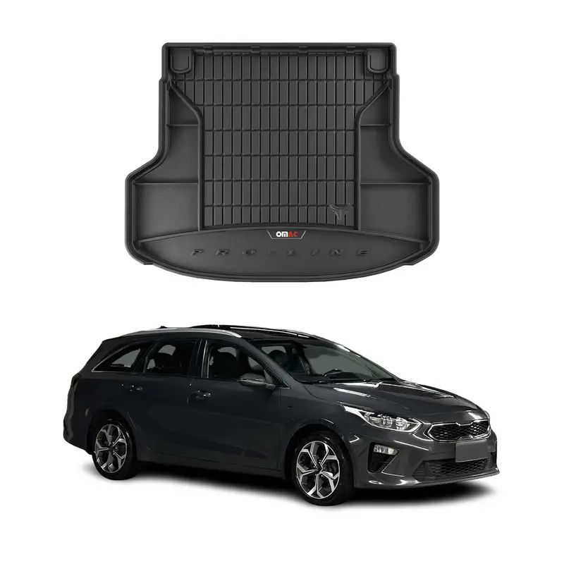 Tapis de Coffre pour Kia Ceed 2019-2026 Noir