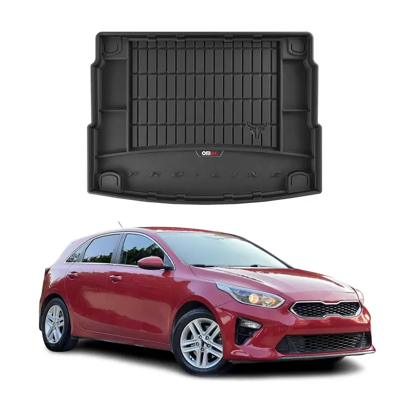 Tapis de Coffre pour Kia Ceed 2019-2026 TPE Noir
