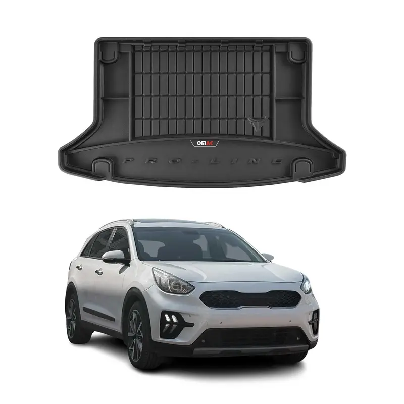 Tapis de Coffre pour Kia e-Niro mk1 2018-2022 TPE Noir