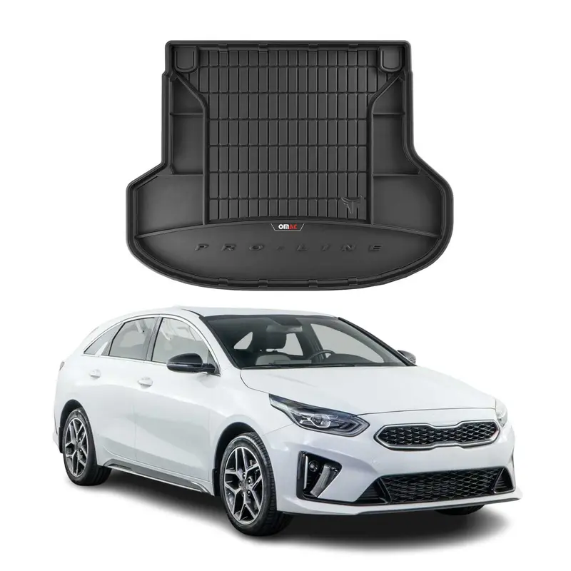 Tapis de Coffre pour Kia Proceed 2019-2026 TPE Noir