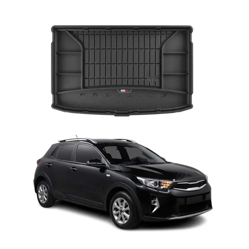 Tapis de Coffre pour Kia Stonic 2017-2026 TPE Noir
