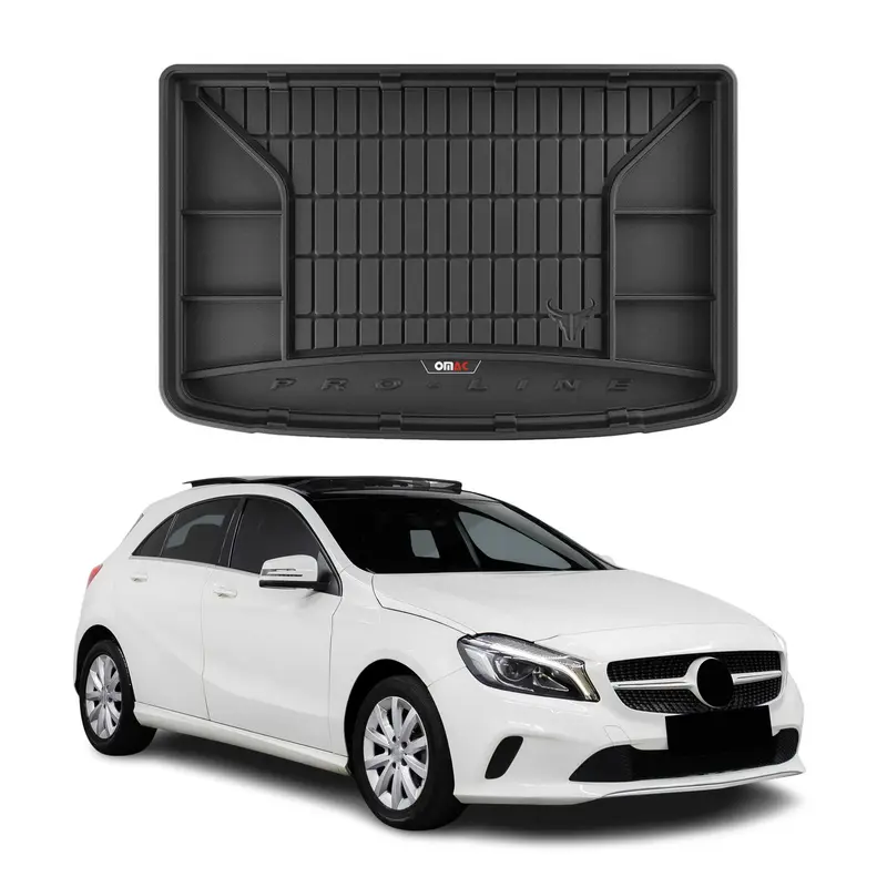 Tapis de Coffre pour Mercedes Classe A W176 2012-2018 TPE Noir