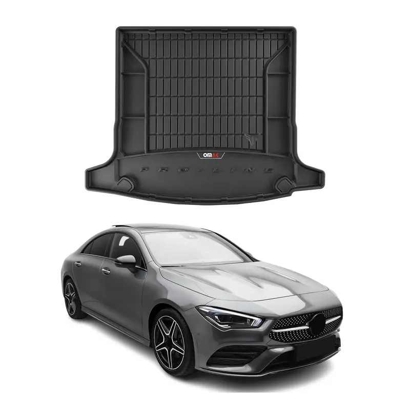 Tapis de Coffre pour Mercedes Classe CLA X118 2019-2026 TPE Noir