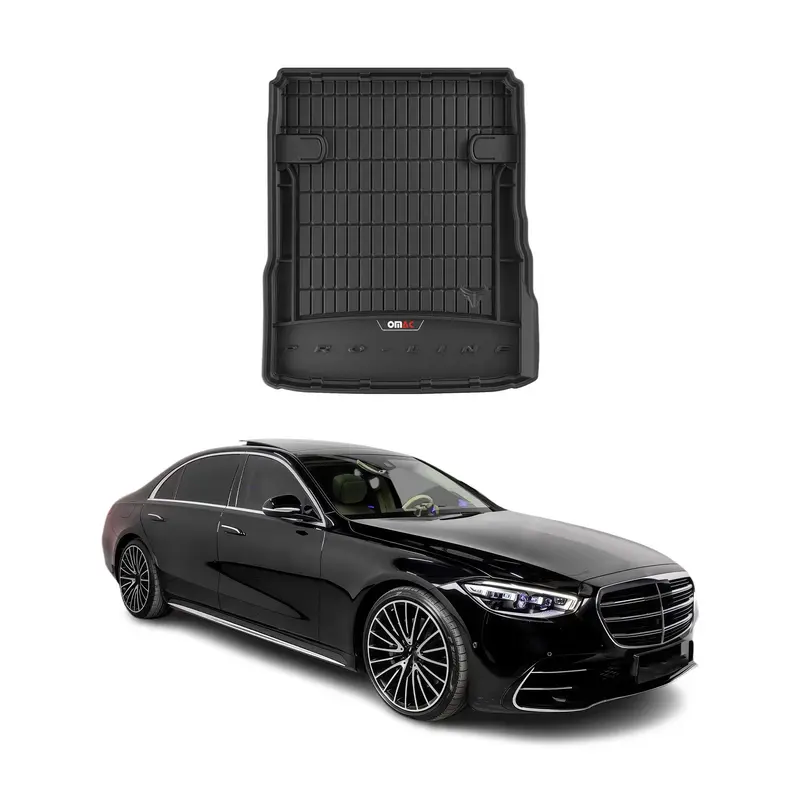 Tapis de Coffre pour Mercedes Classe S V223 2021-2026 TPE Noir