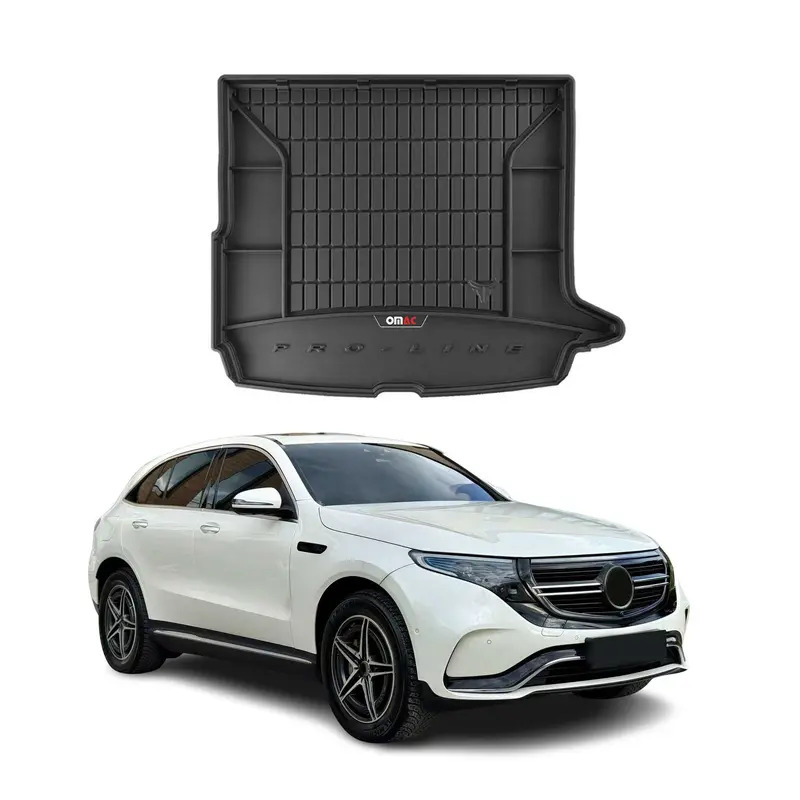 Tapis de Coffre pour Mercedes EQC 2019-2023 TPE Noir