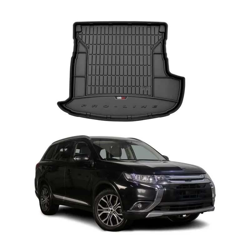 Tapis de Coffre pour Mitsubishi Outlander 2012-2015 Noir