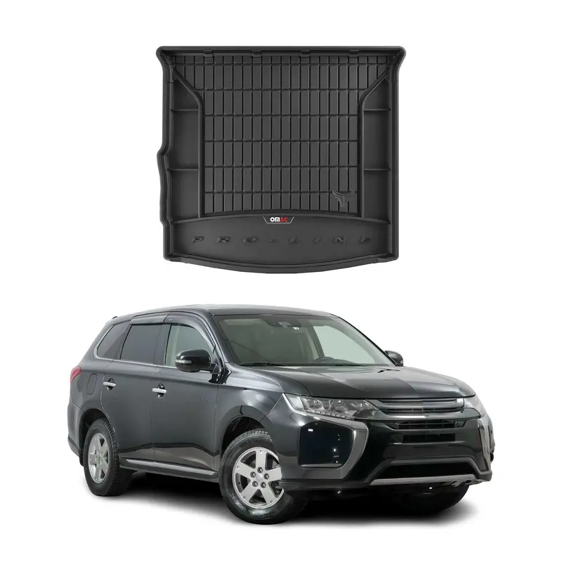 Tapis de Coffre pour Mitsubishi Outlander 2013-2021 TPE Noir
