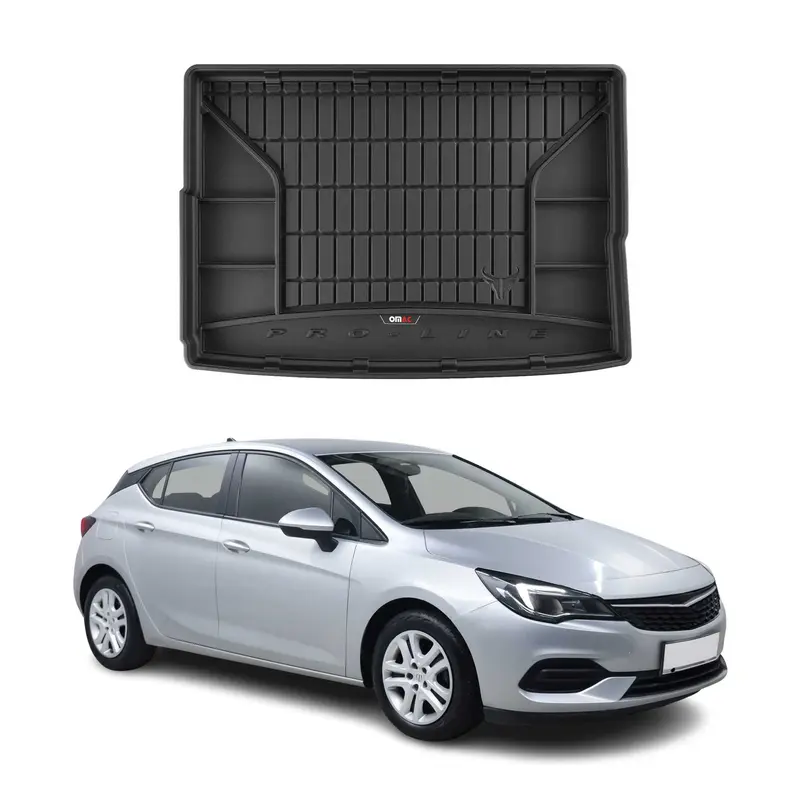 Tapis de Coffre pour Opel Astra K 2015-2021 TPE Noir