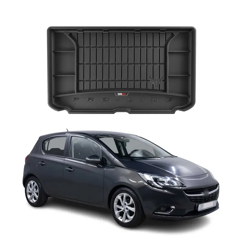 Tapis de Coffre pour Opel Corsa E 2014-2019 TPE Noir