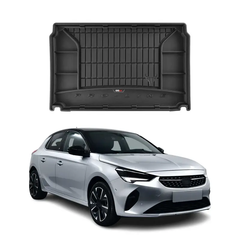Tapis de Coffre pour Opel e-Corsa 2019-2026 TPE Noir