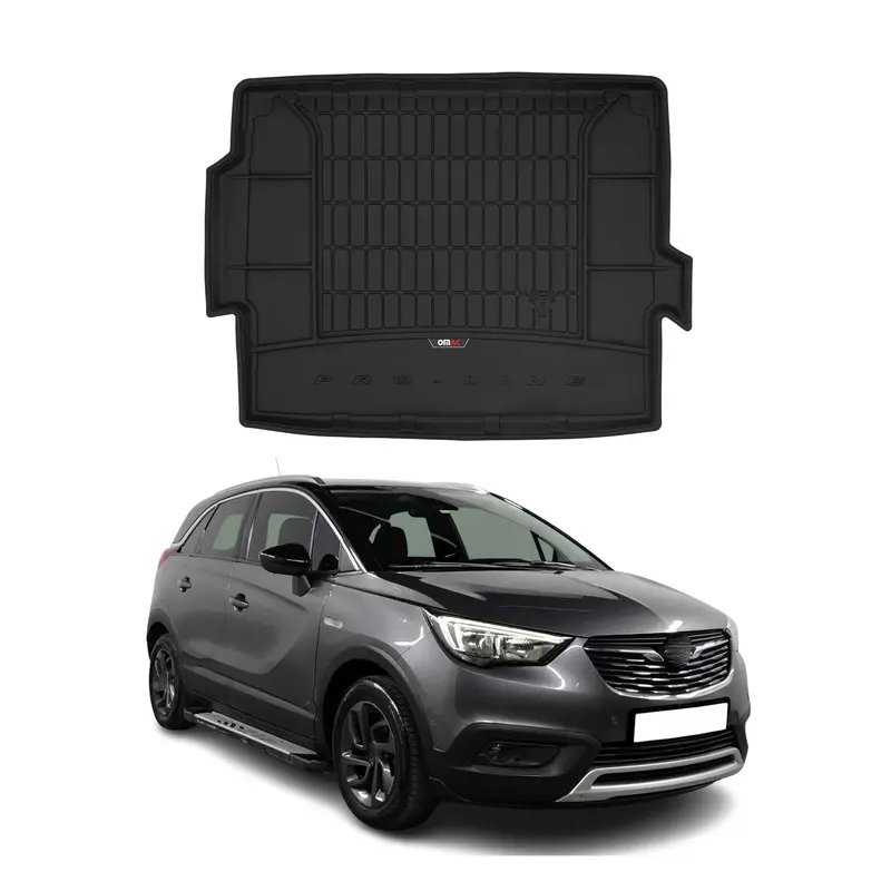 Tapis de Coffre pour Opel Grandland 2017-2024 TPE Noir