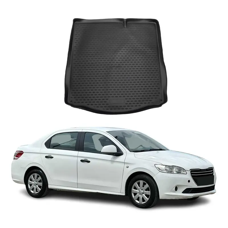 Tapis de Coffre pour Peugeot 301 2012-2021 TPE Noir