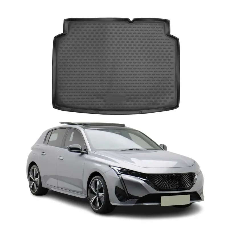 Tapis de Coffre pour Peugeot 308 2020-2026 TPE Noir