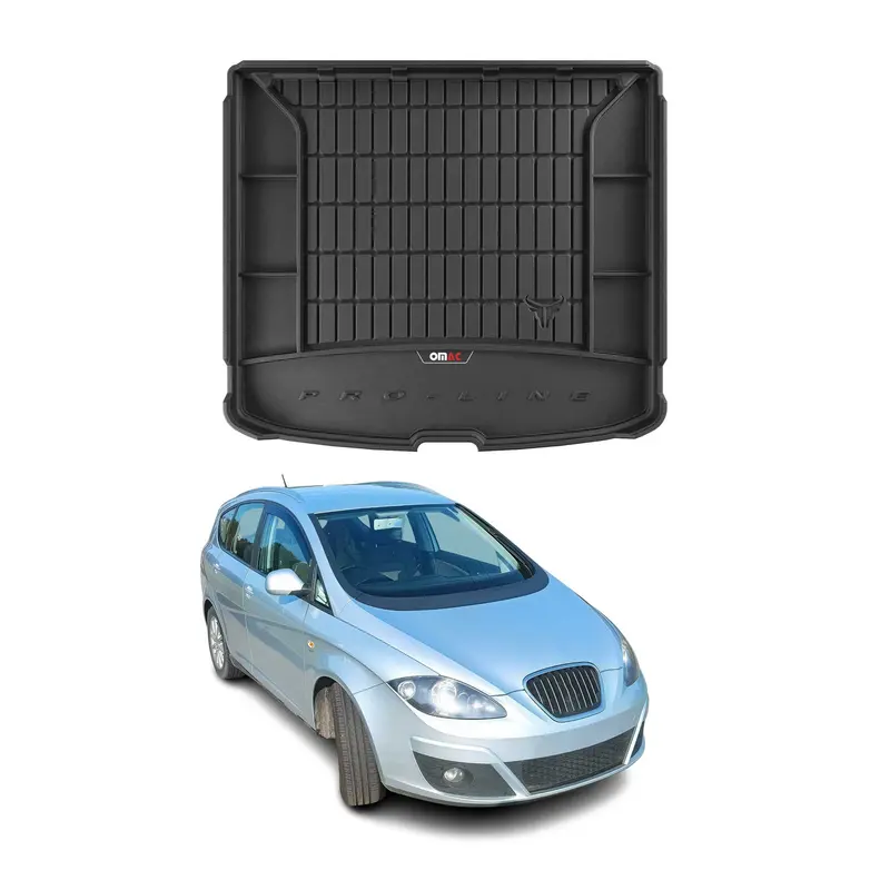Tapis de Coffre pour Seat Altea 2004-2015 TPE Noir