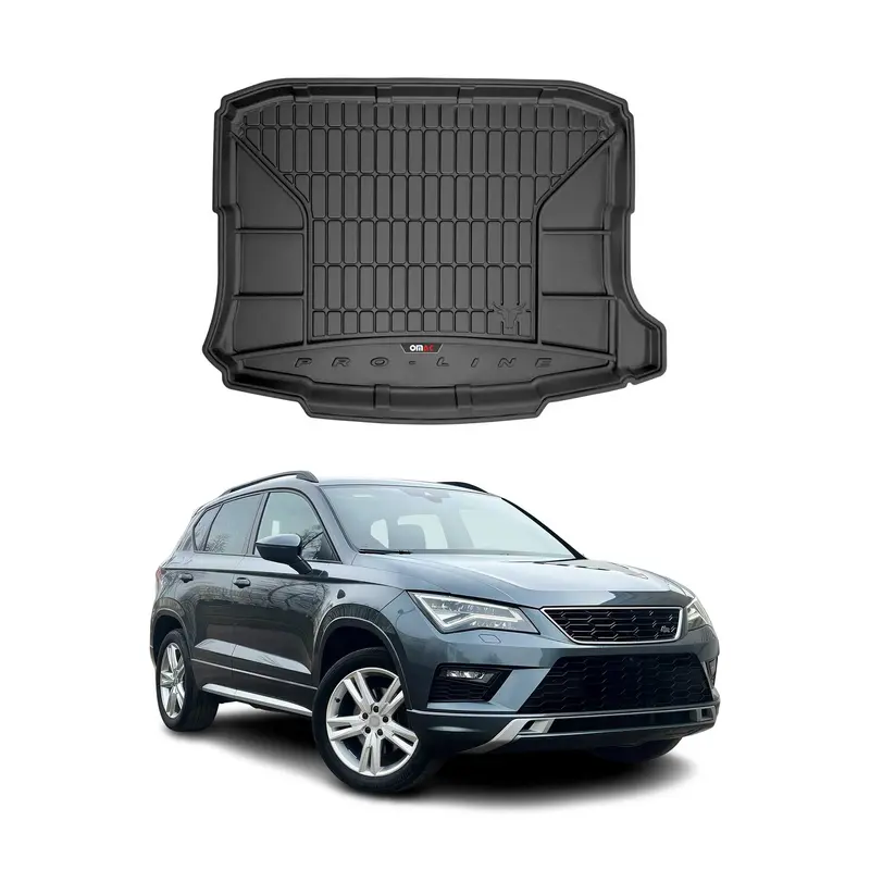Tapis de Coffre pour Seat Ateca 2016-2026 TPE Noir