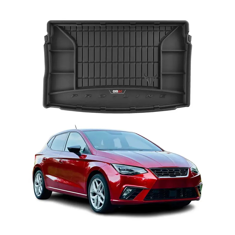 Tapis de Coffre pour Seat Ibiza 2017-2026 TPE Noir
