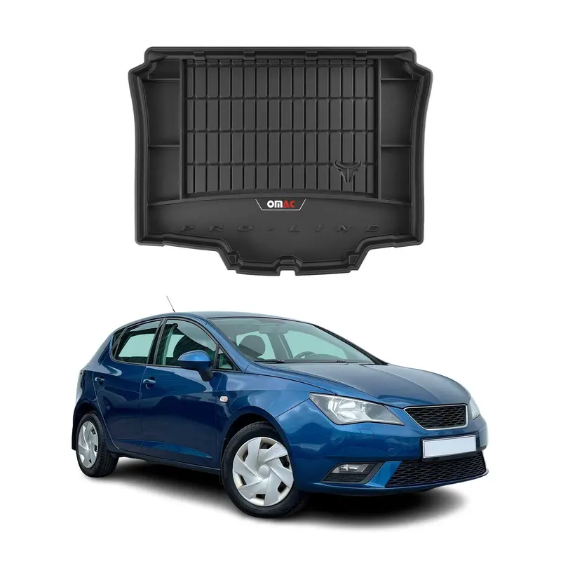 Tapis de Coffre pour Seat SC 2008-2017 TPE Noir