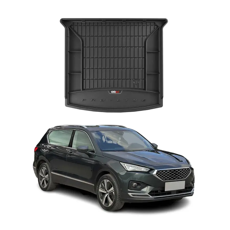 Tapis de Coffre pour Seat Tarraco 2018-2024 Noir TPE