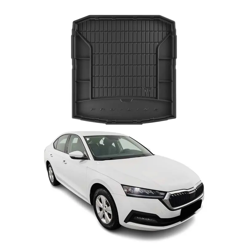 Tapis de Coffre pour Skoda Octavia 2020-2026 TPE Noir