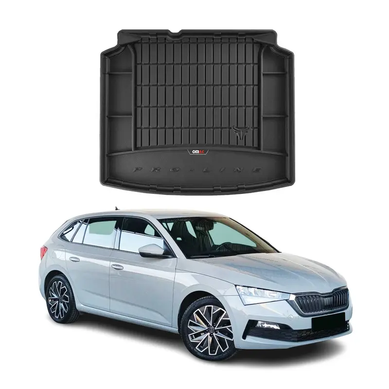 Tapis de Coffre pour Skoda Scala 2019-2026 TPE Noir