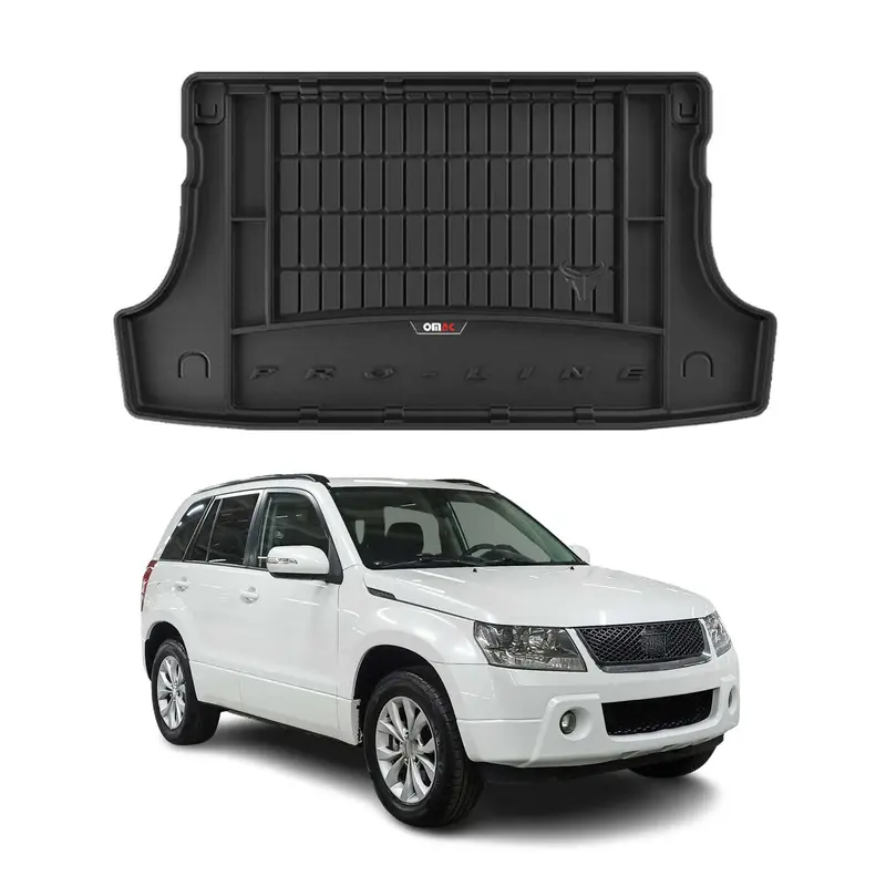 Tapis de Coffre pour Suzuki Grand Vitara 2005-2014 TPE Noir