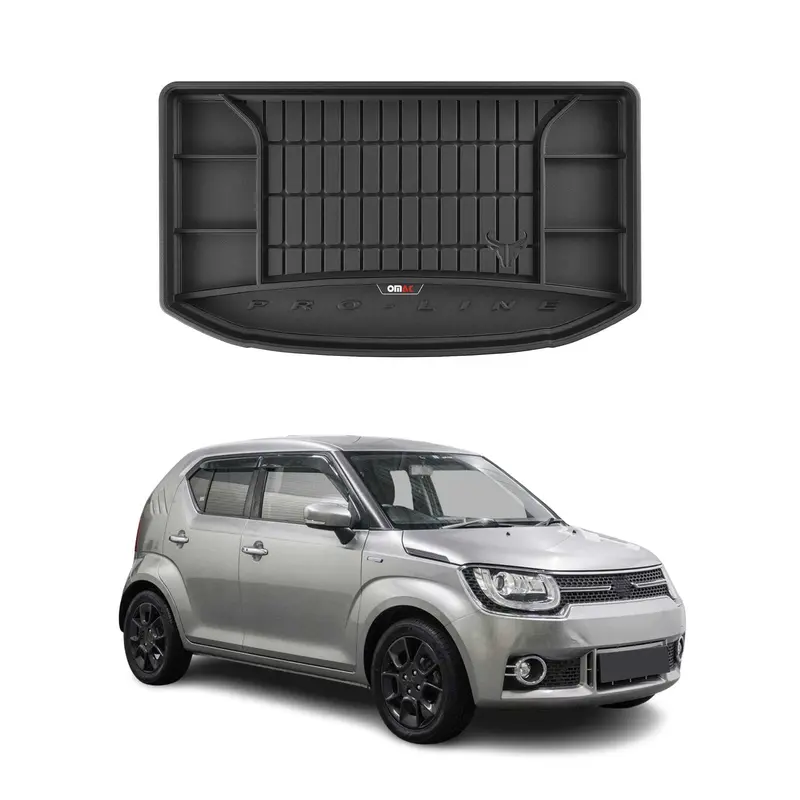 Tapis de Coffre pour Suzuki Ignis 2016-2026 TPE Noir