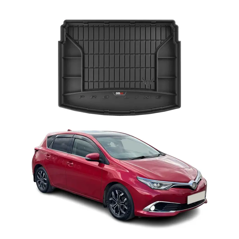Tapis de Coffre pour Toyota Auris 2012-2018 Noir